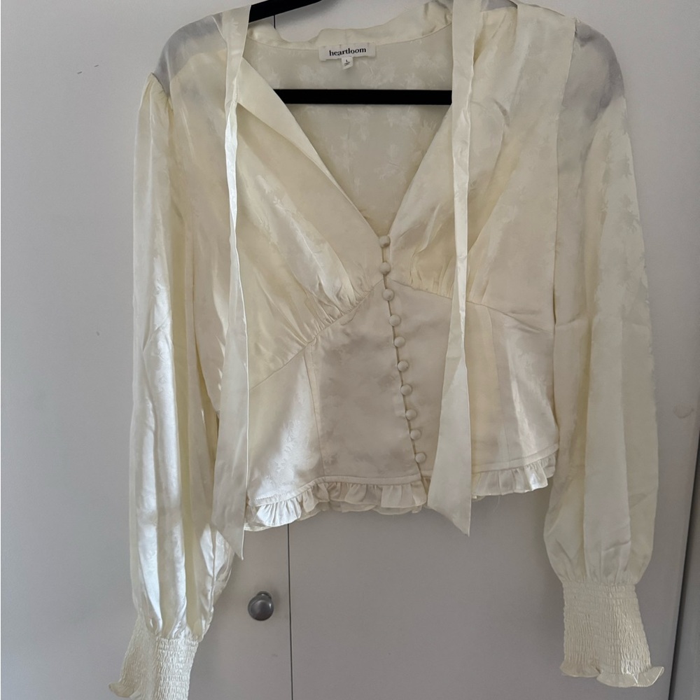 Revolve - Heartloom Women's Ivory Top - Picture 2 of 5